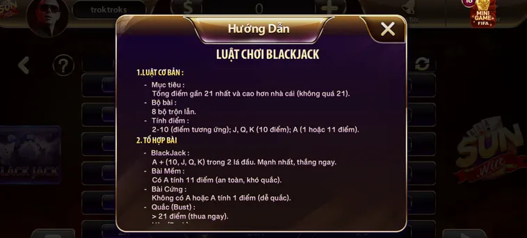 Trải Nghiệm Đỉnh Cao Black Jack Tại SunWin Với Tỷ Lệ Thắng Cực Khủng
