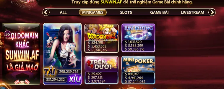 Tổng Hợp Trò Chơi Tại Hệ Thống Minigame SunWin Đẳng Cấp Với Cơ Hội Nhận Thưởng Siêu Khủng