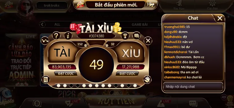 Tham Gia Trải Nghiệm Minigame Tài Xỉu Tại SunWin Với Tỷ Lệ Thắng Cực Cao