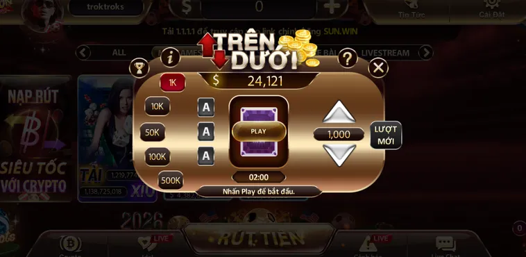 Chinh Phục Minigame Trên Dưới Tại SunWin Với Trải Nghiệm Đẳng Cấp Thế Giới