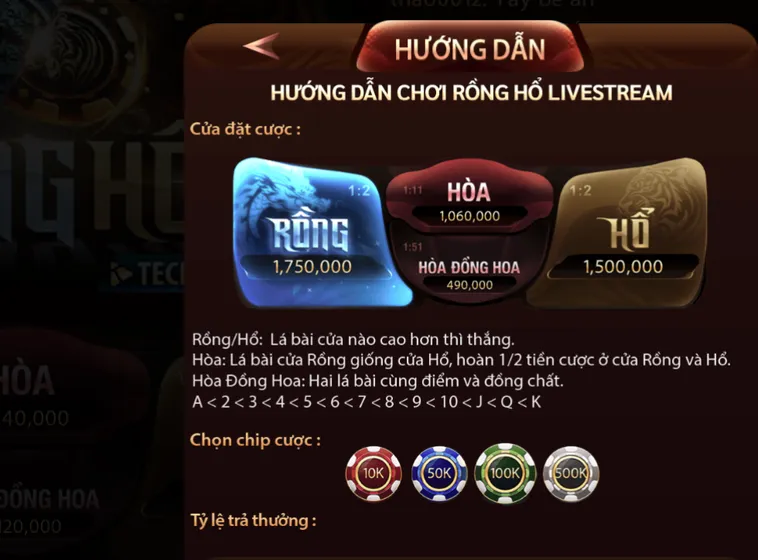 Rồng Hổ Livestream Tại SunWin Đẳng Cấp Sòng Bài Trực Tuyến Hàng Đầu