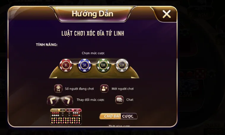 Minigame Xóc Đĩa Tứ Linh Tại SunWin Sân Chơi Đổi Thưởng Đỉnh Cao